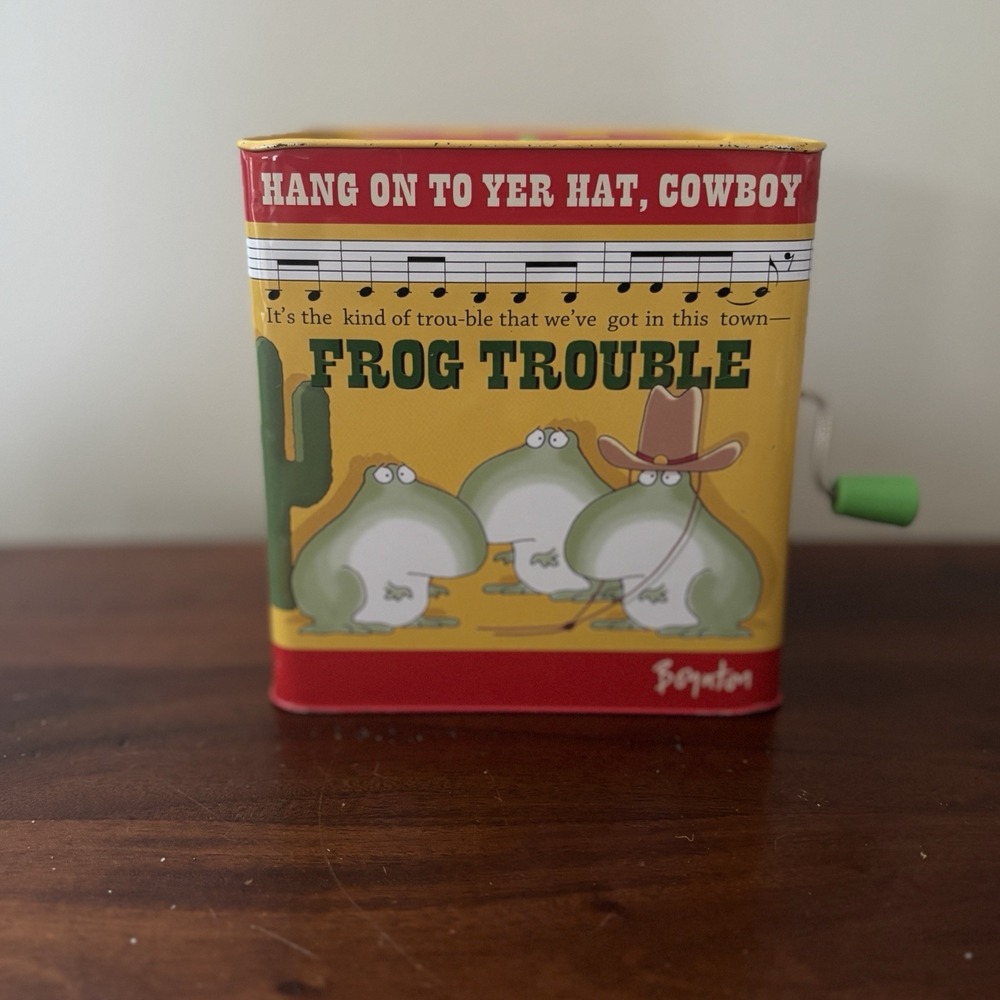 WORKING FROG-IN-THE-BOX  - Jack-In-The-Box 2013 Boynton‎ Frog Trouble - Picture 2 of 11